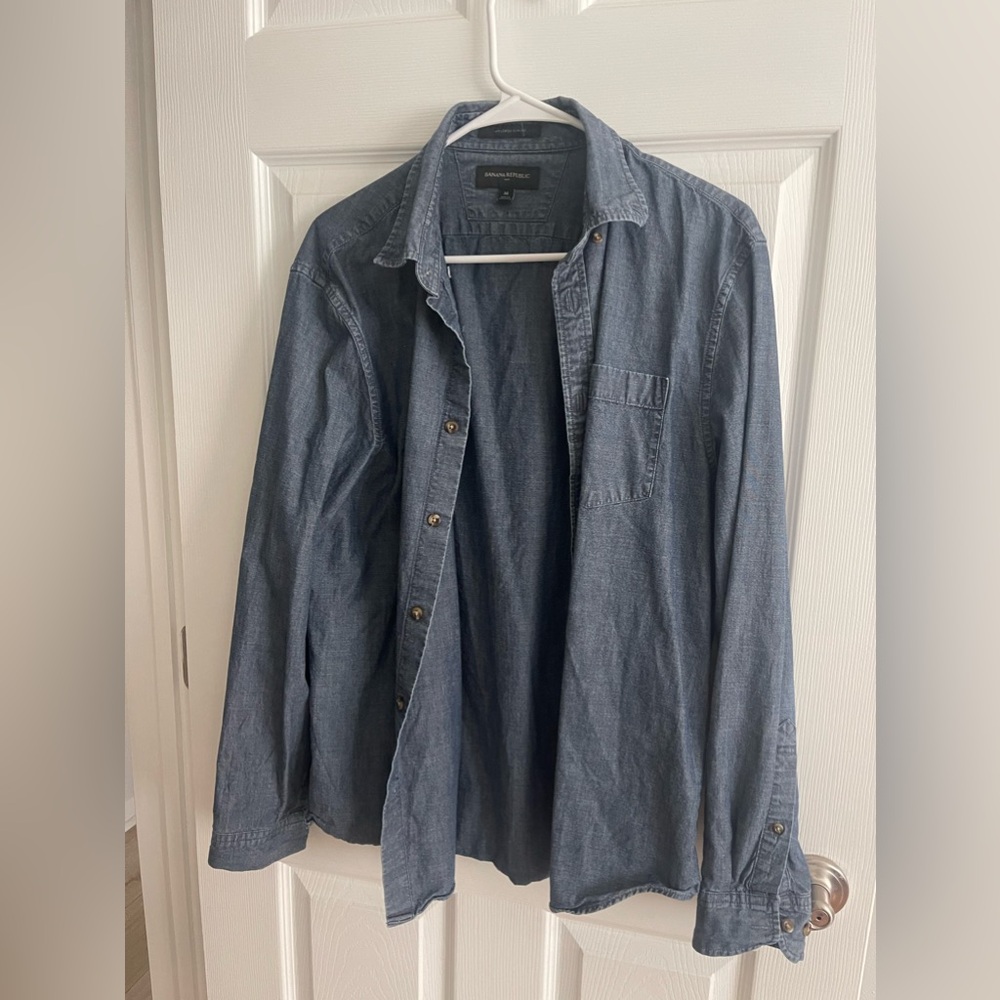 Men’s Denim Button Down
